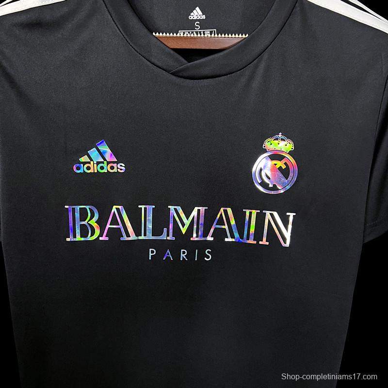 23/24 Real Madrid x Balmain Black Jersey