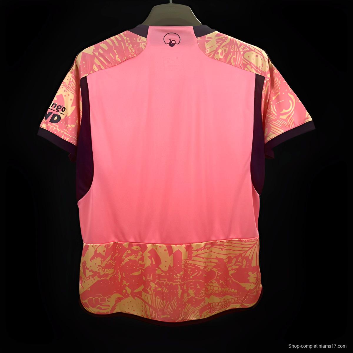 23/24 Leeds United Third Pink Jersey