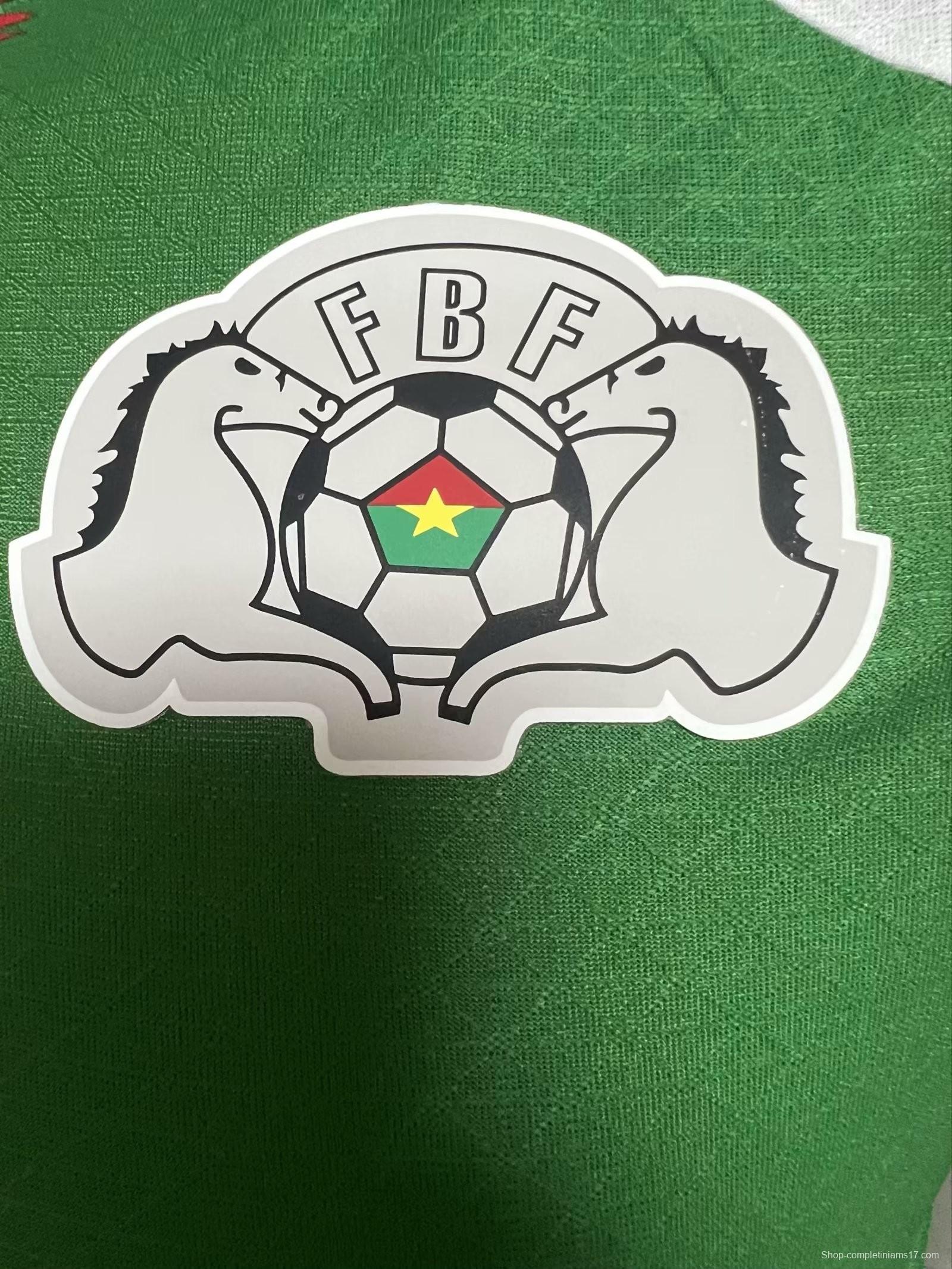 Player Version 2023 Burkina Faso Home Jersey