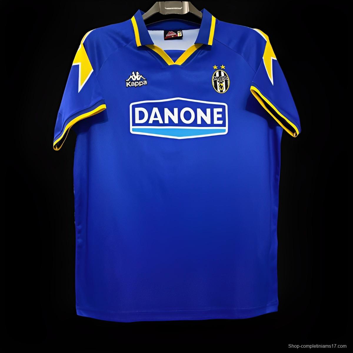 Retro 94/95 Juventus Away Blue Jersey