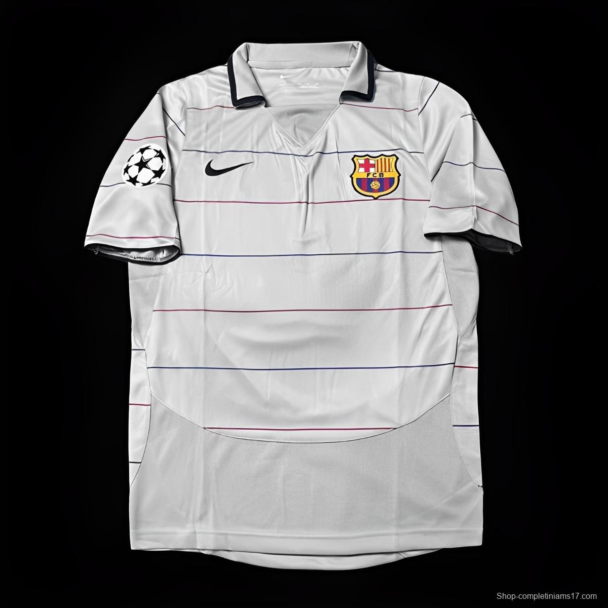 Retro 03/04 Barcelona Away Jersey