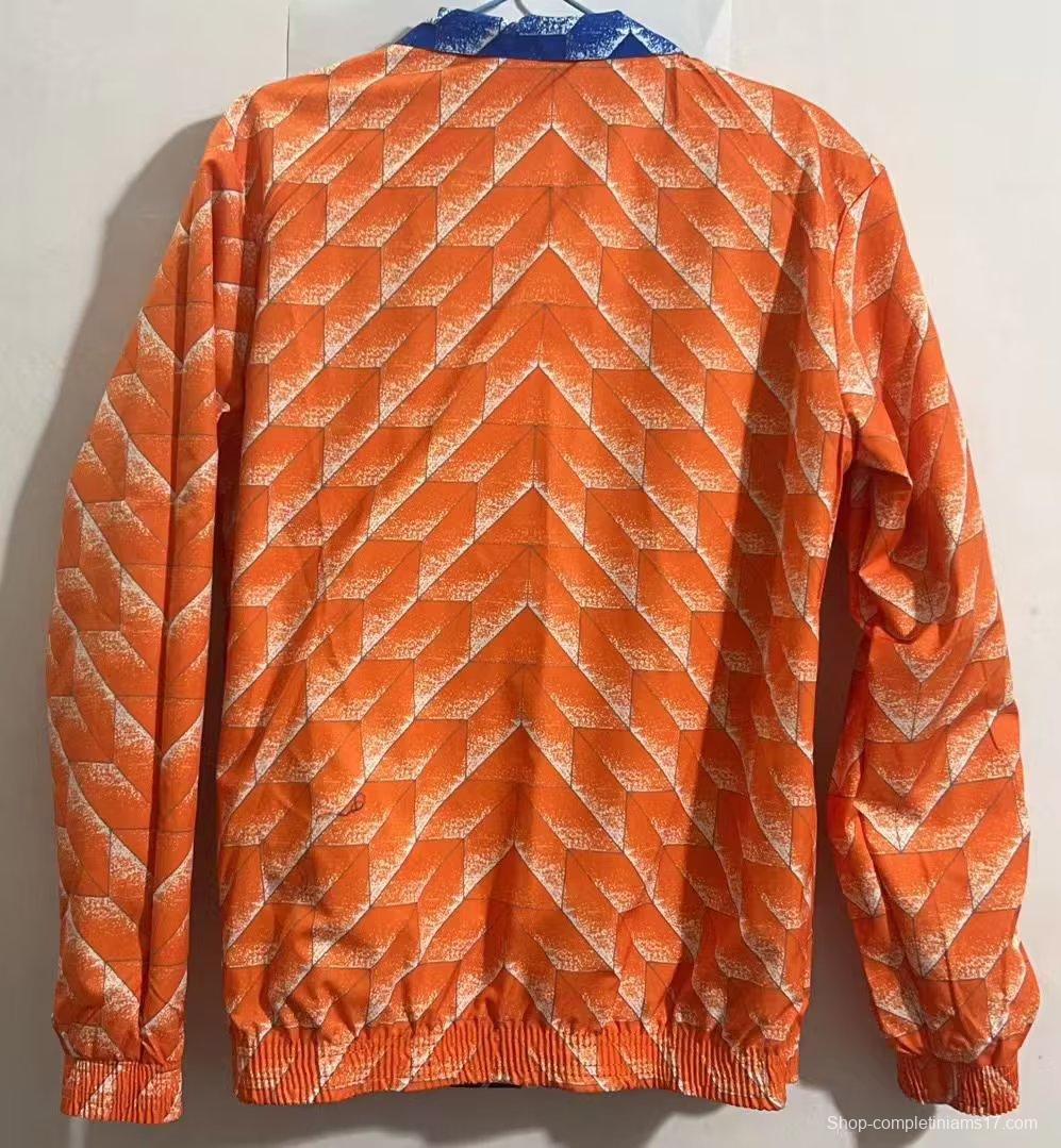 Retro Aston Villa Reversible Blue/Orange Jacket