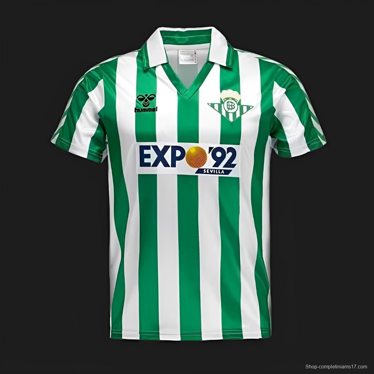 Retro 88/89 Real Betis Home Jersey