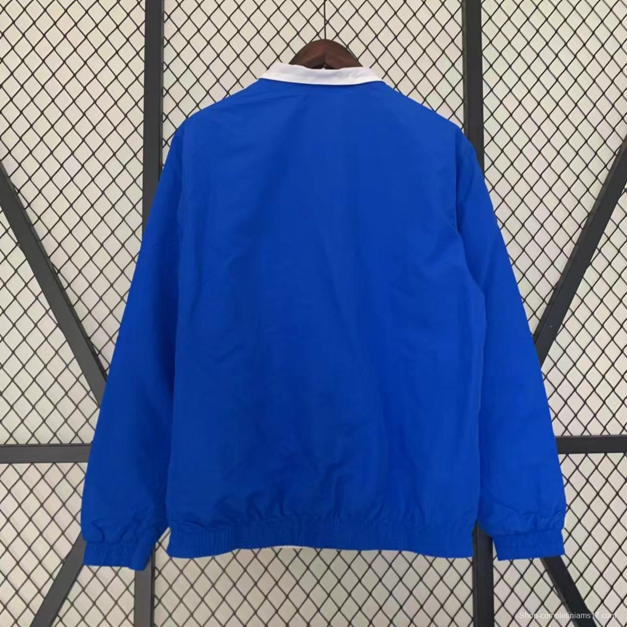 23/24 Roma Blue/White Reversible Full Zipper Jacket