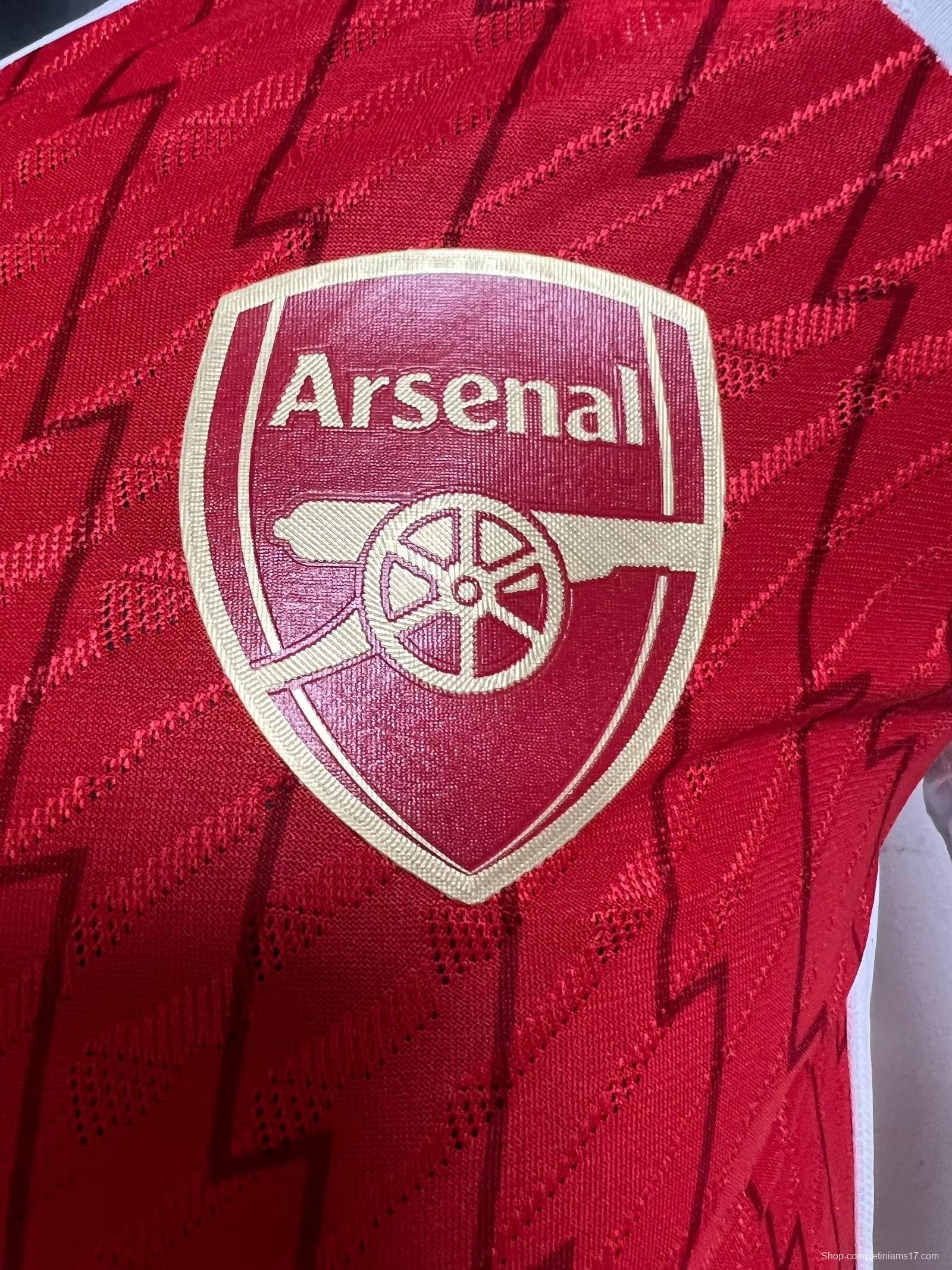 Player Version 23/24 Arsenal Home Long Sleeve Jersey