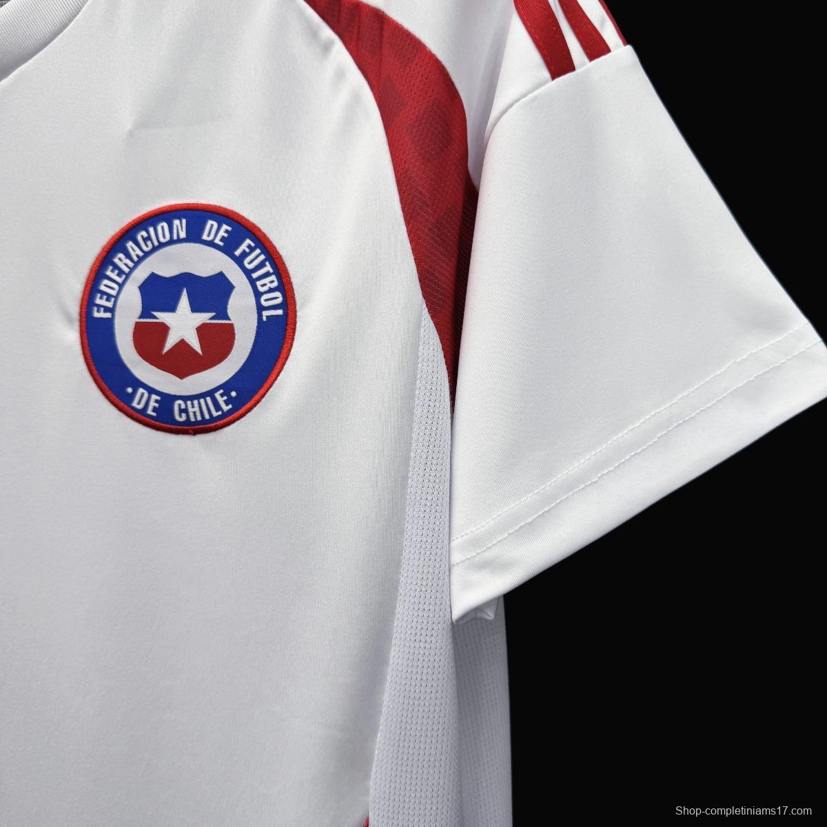 2024 Chile Away White Jersey