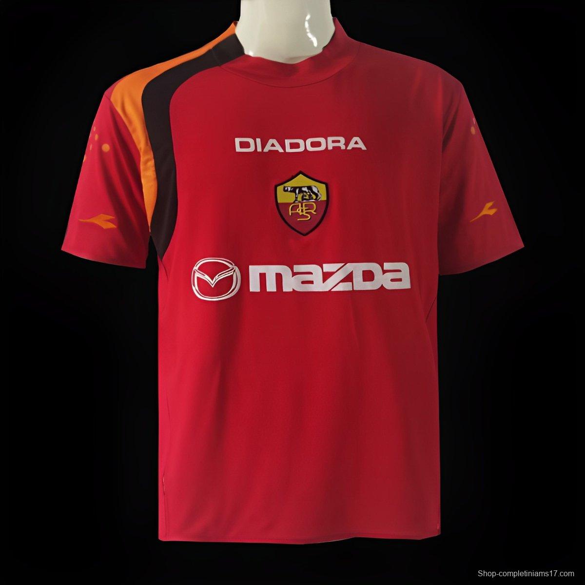 Retro 04/05 Roma Home Jersey