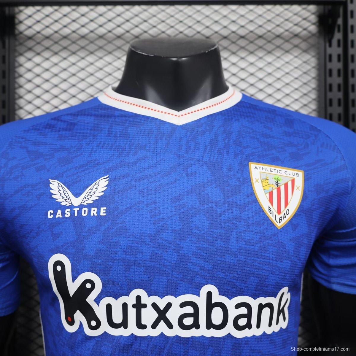 Player Version Athletic Bilbao Away Blue Jersey