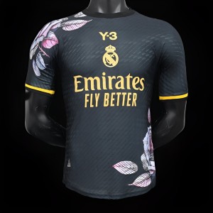 Player Version 2024 Real Madrid x Y3 Black Special Jersey
