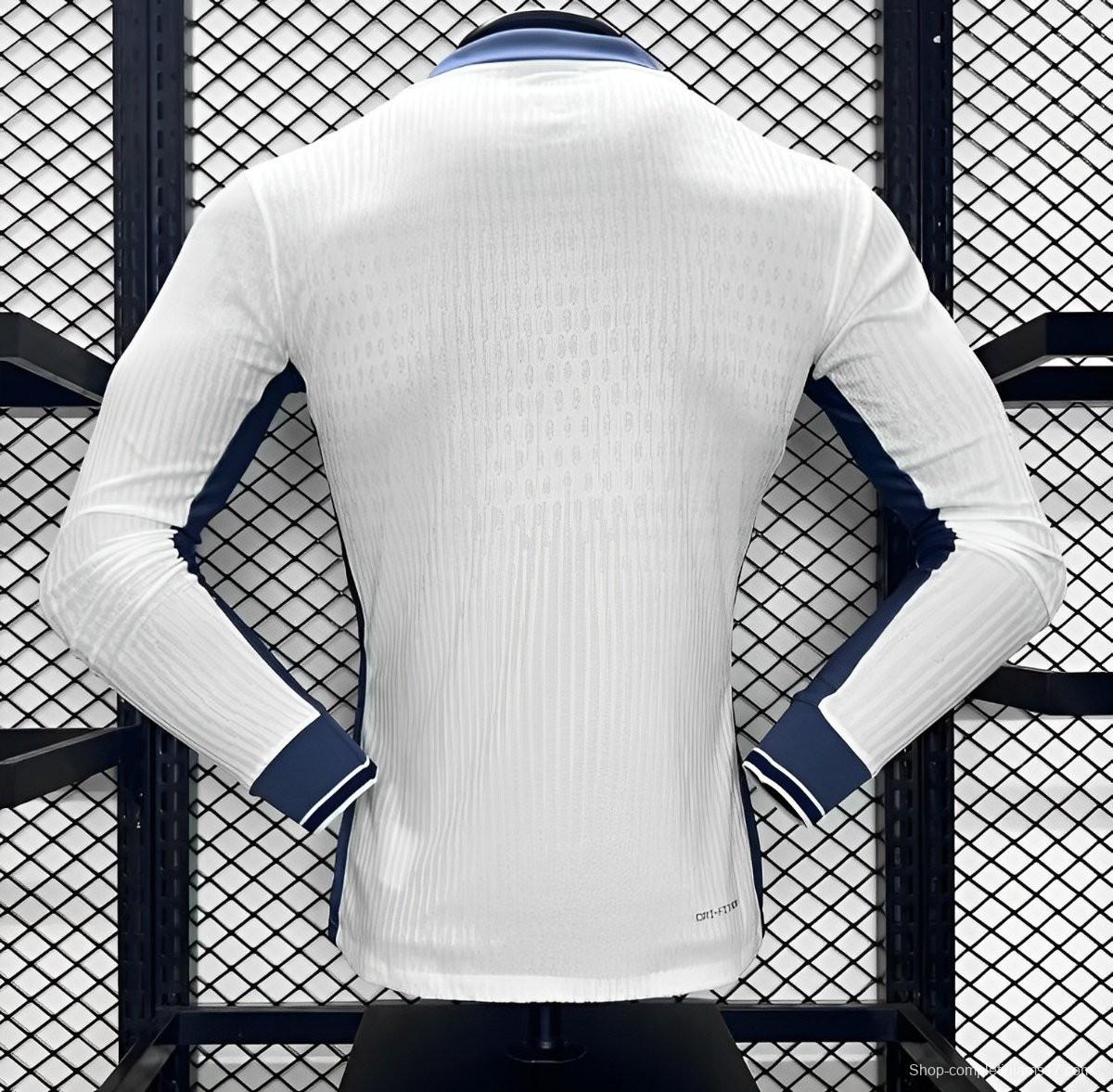 Player Version 24/25 Inter Milan Away White Long Sleeve Jersey