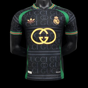 Player Version 24/25 Real Madrid x GUCCI Black Special Jersey