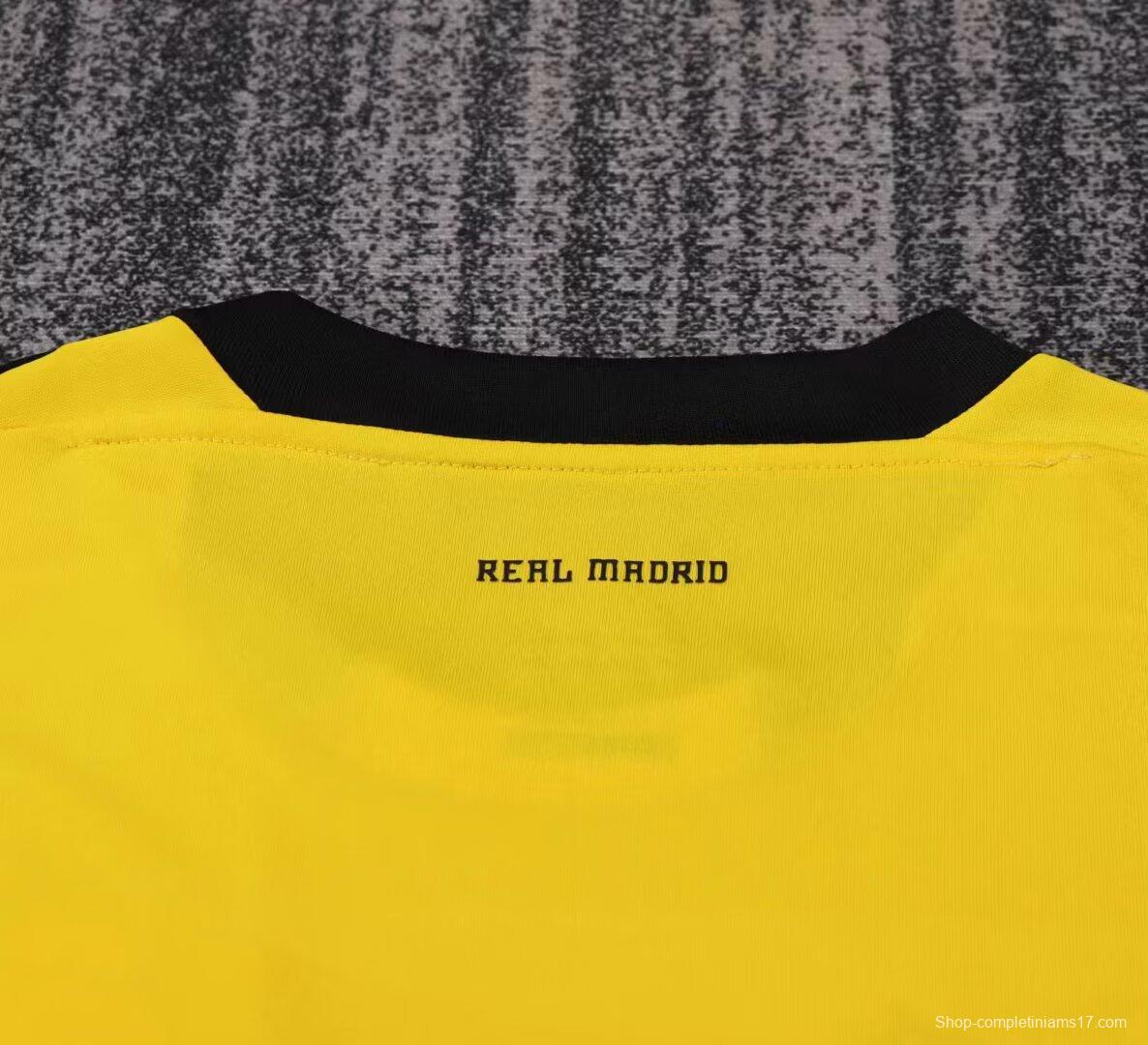 Retro Kids 11/12 Real Madrid Yellow Goalkeeper Jersey