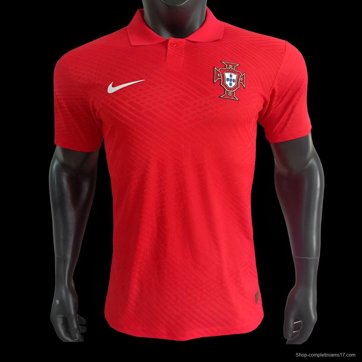 Player Version 2024 Portugal Red POLO Jersey