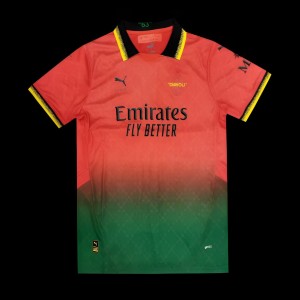 25/26 AC Milan x OFFWHITE Red Special Jersey