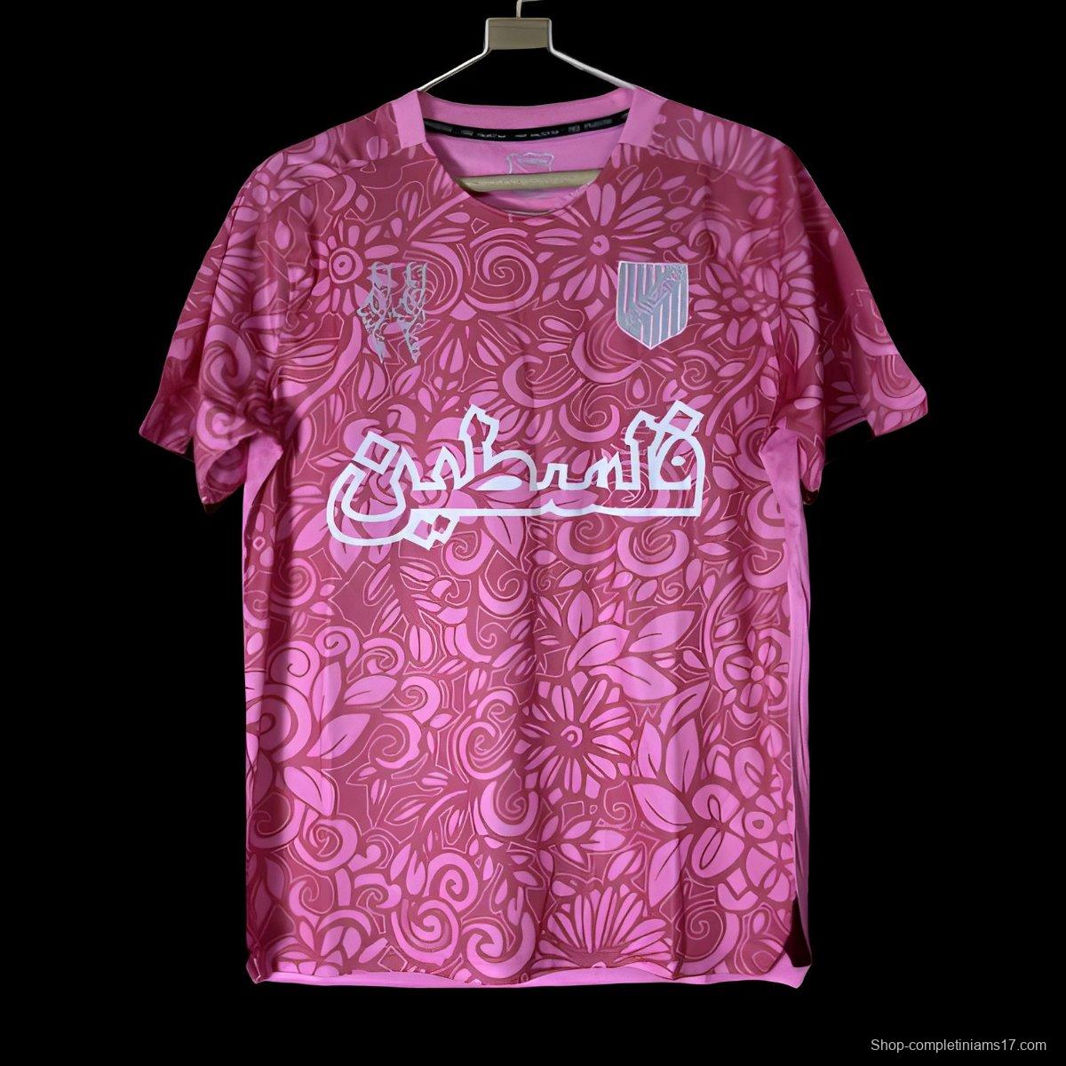 25/26 FC Palestina X Farrah Azam Collab Pink Jersey
