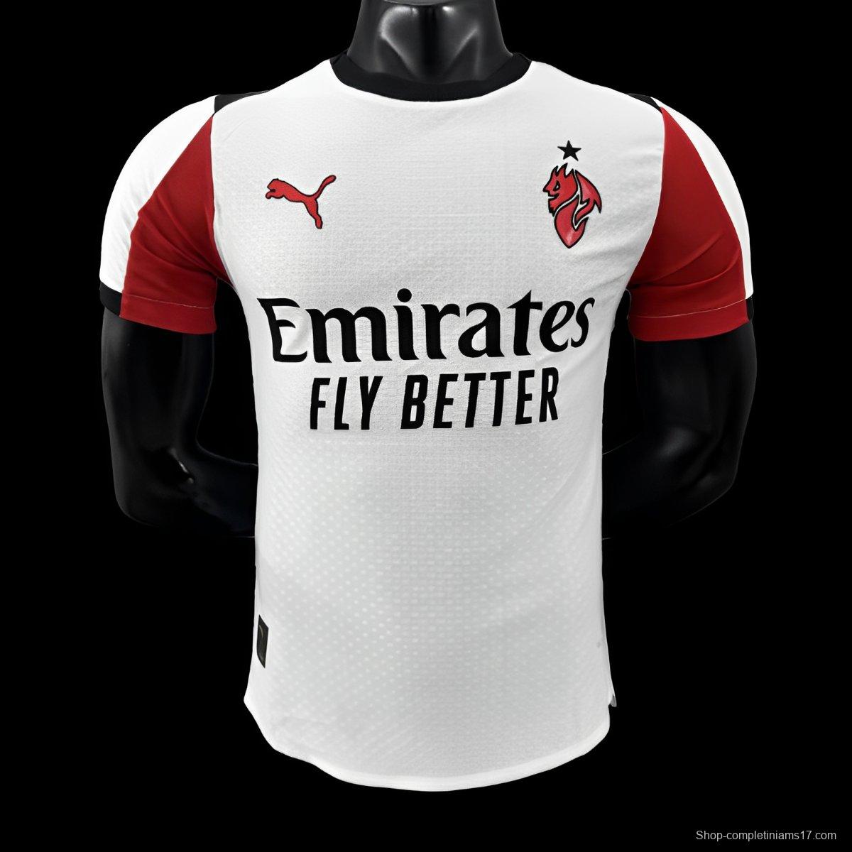 Player Version 25/26 AC Away White Jersey