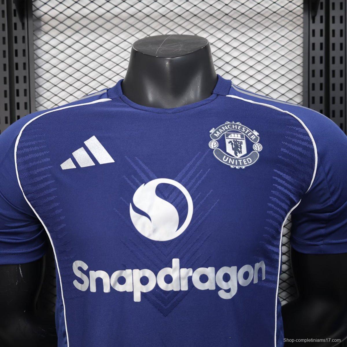 Player Version 25/26 Manchester United Blue Special Jersey