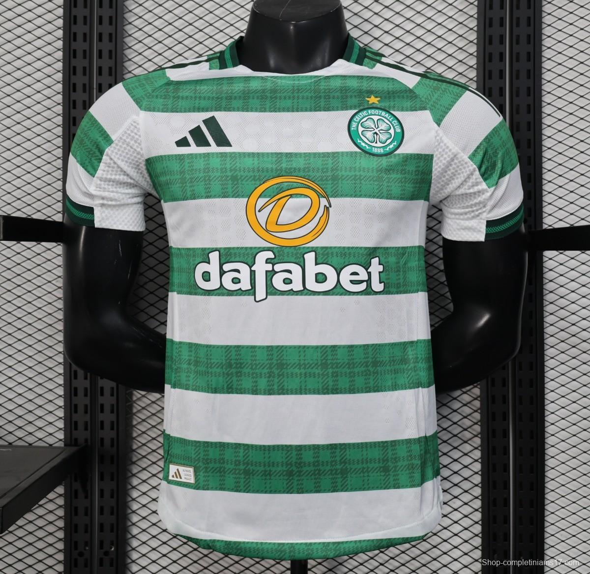 Player Version 25/26 Celtic Home Jersey