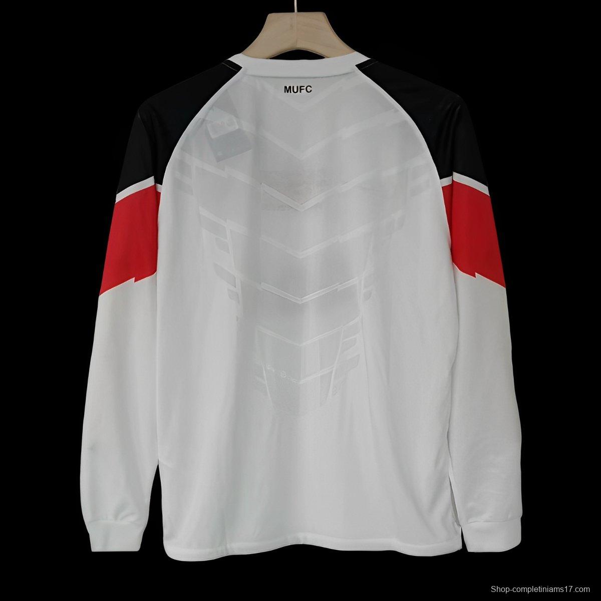 Retro 10/11 Manchester United Away Long Sleeve Champion League Jersey