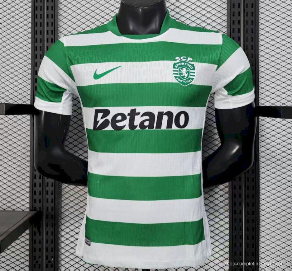 2025/26 Player Version Sporting CP Home Jersey