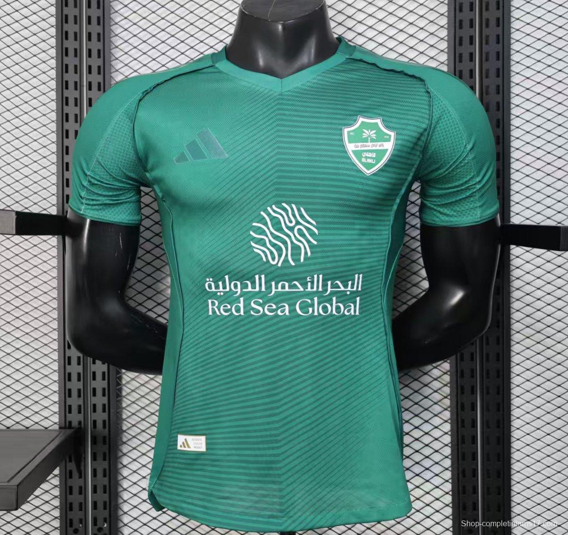 Player Version 25/26 Al-Ahli Away Green Jersey