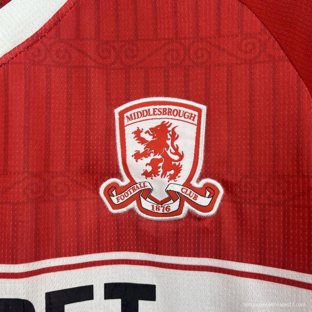 25/26 Middlesbrough Home Jersey
