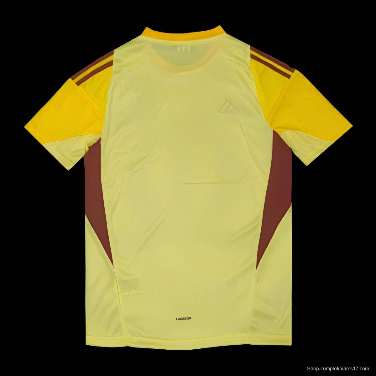 2025 Italy Yellow Goalkeeper Jersey