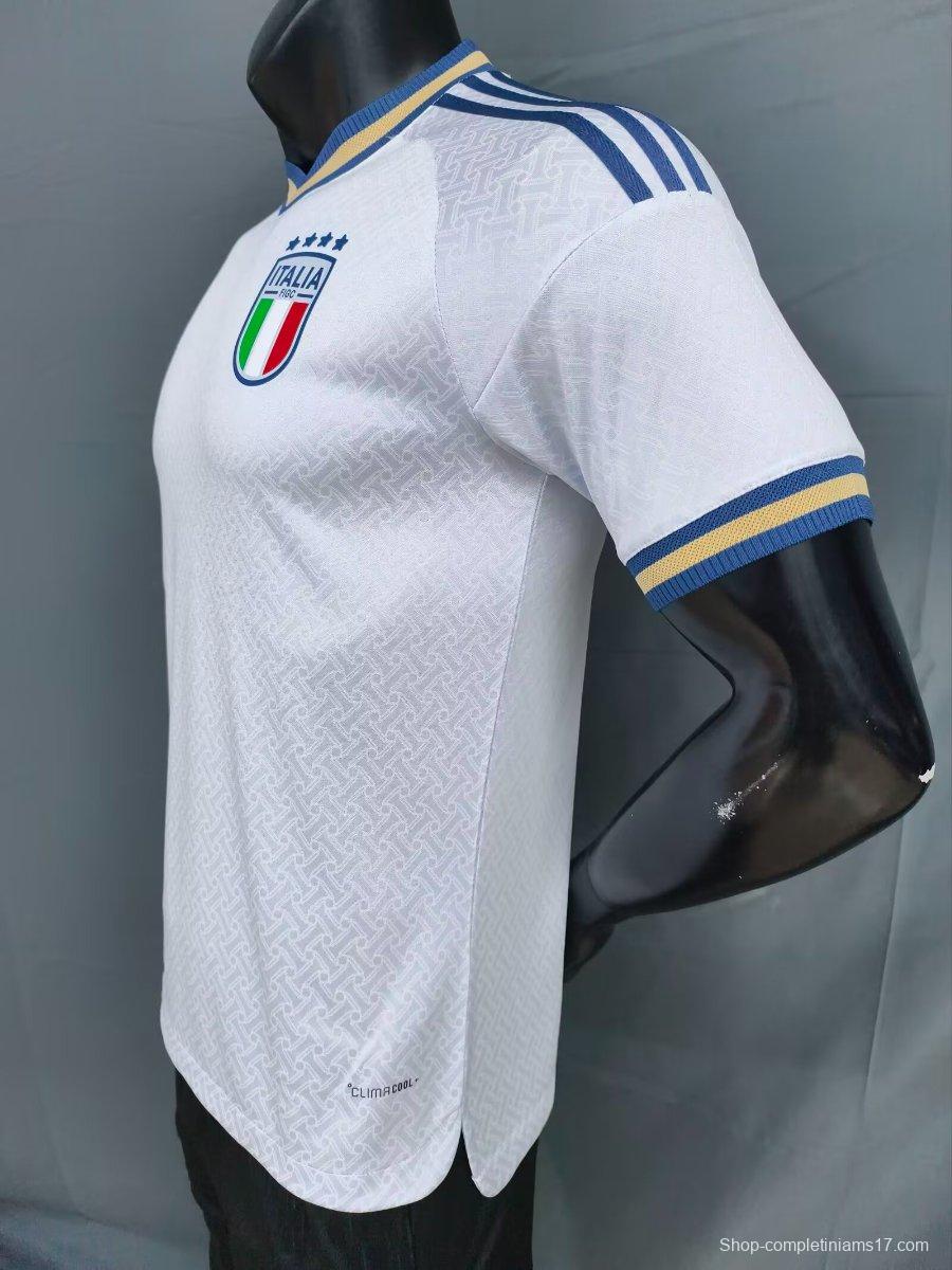 Player Version 2025 Italy Away WHITE Jersey