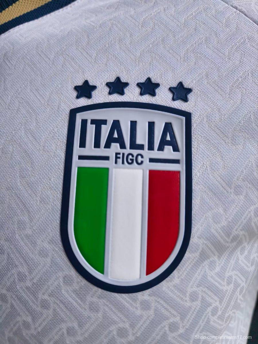 Player Version 2025 Italy Away WHITE Jersey