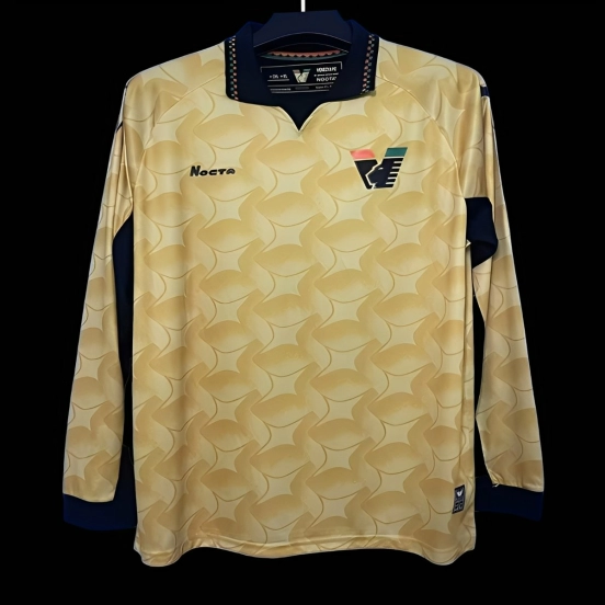 25/26 Kids Venezia Golden Goalkeeper Long Sleeve Jersey