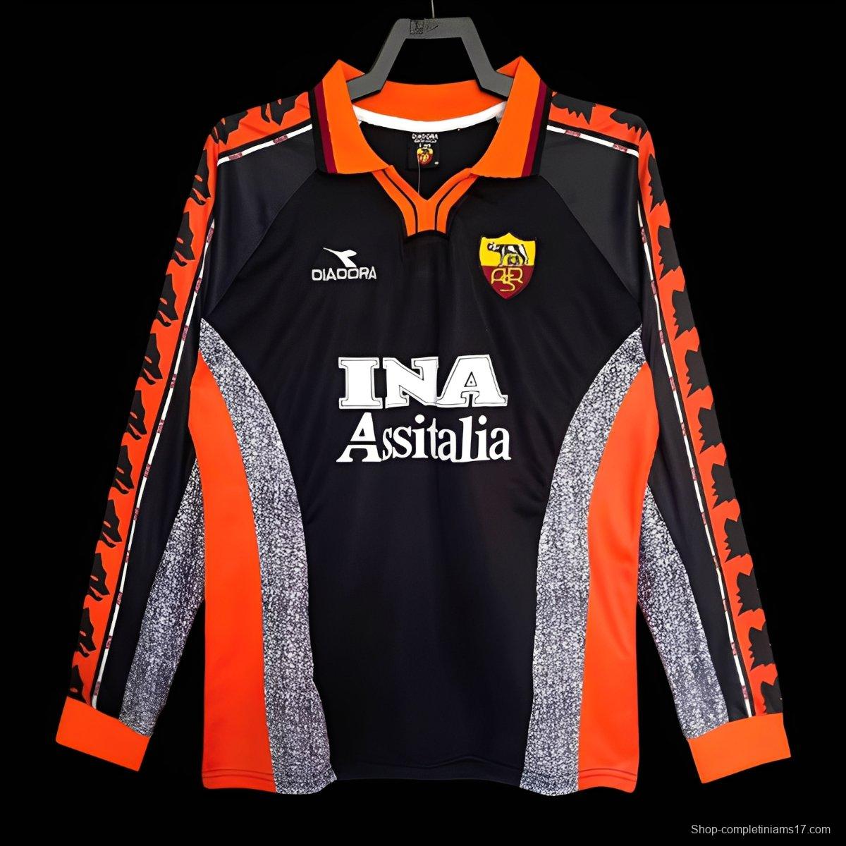 Retro 98/99 Roma Third Long Sleeve Jersey