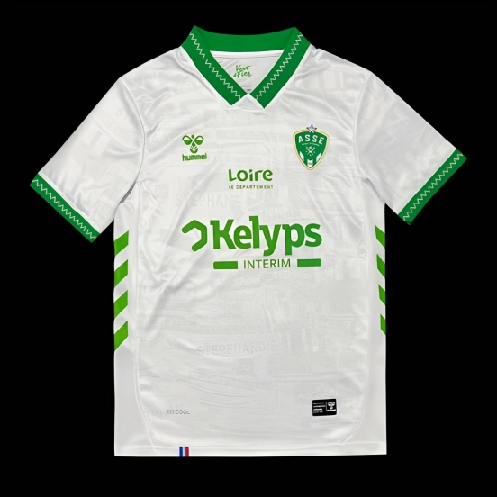 25/26 Saint-Etienne Away White Jersey
