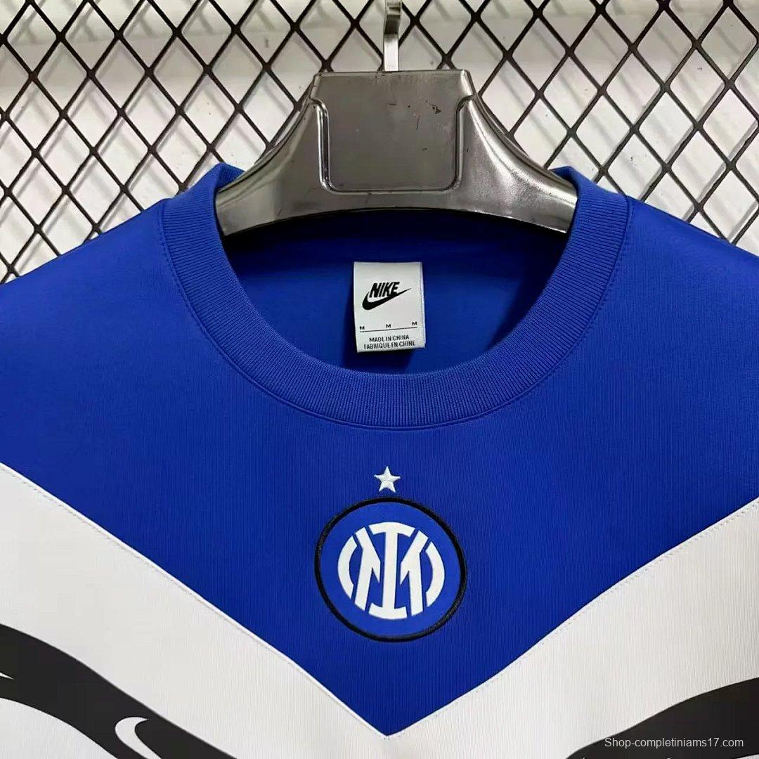 25/26 Inter Milan Blue Long Sleeve Training Top
