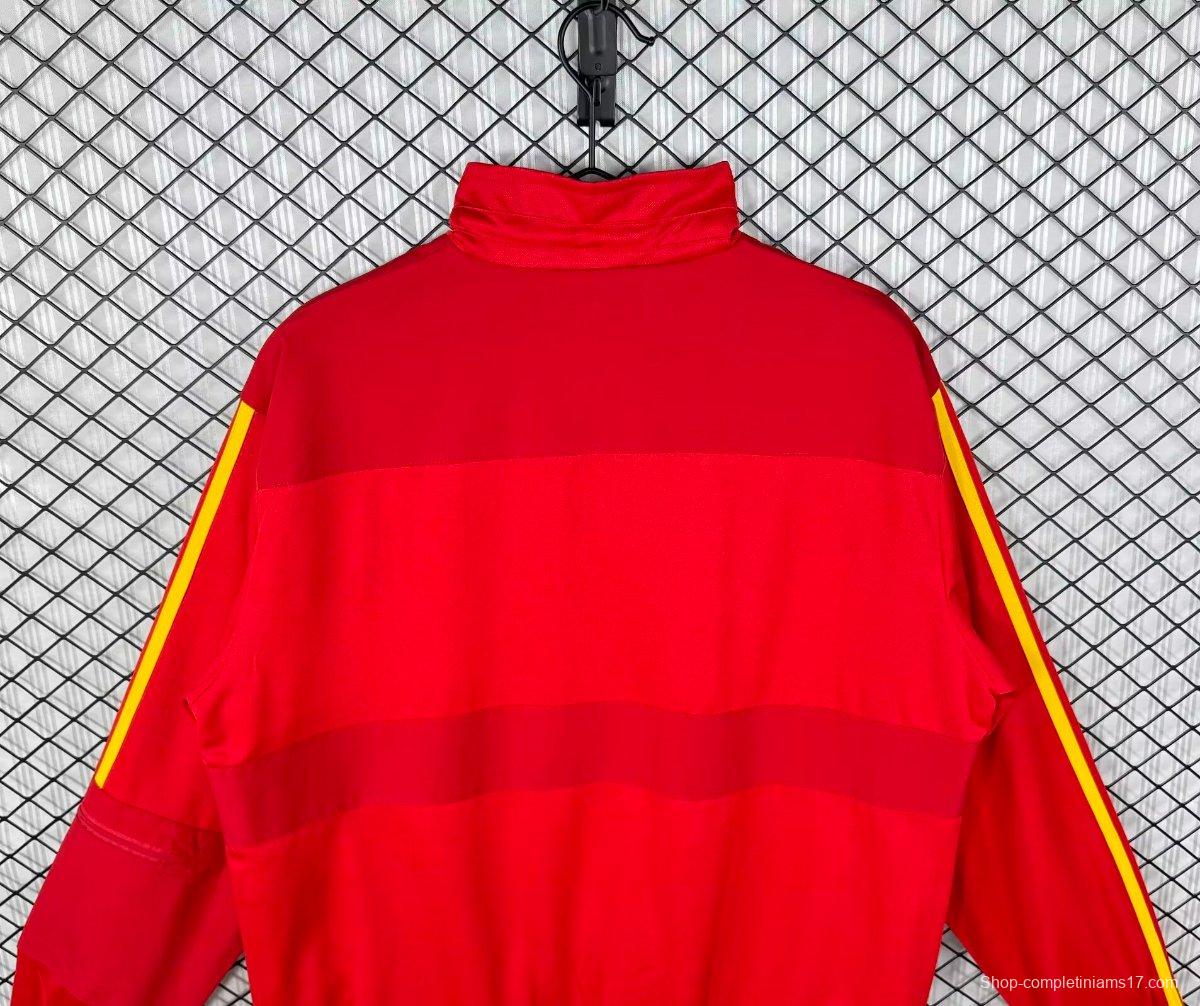 Retro 2010 Spain Home Full Zipper Jacket