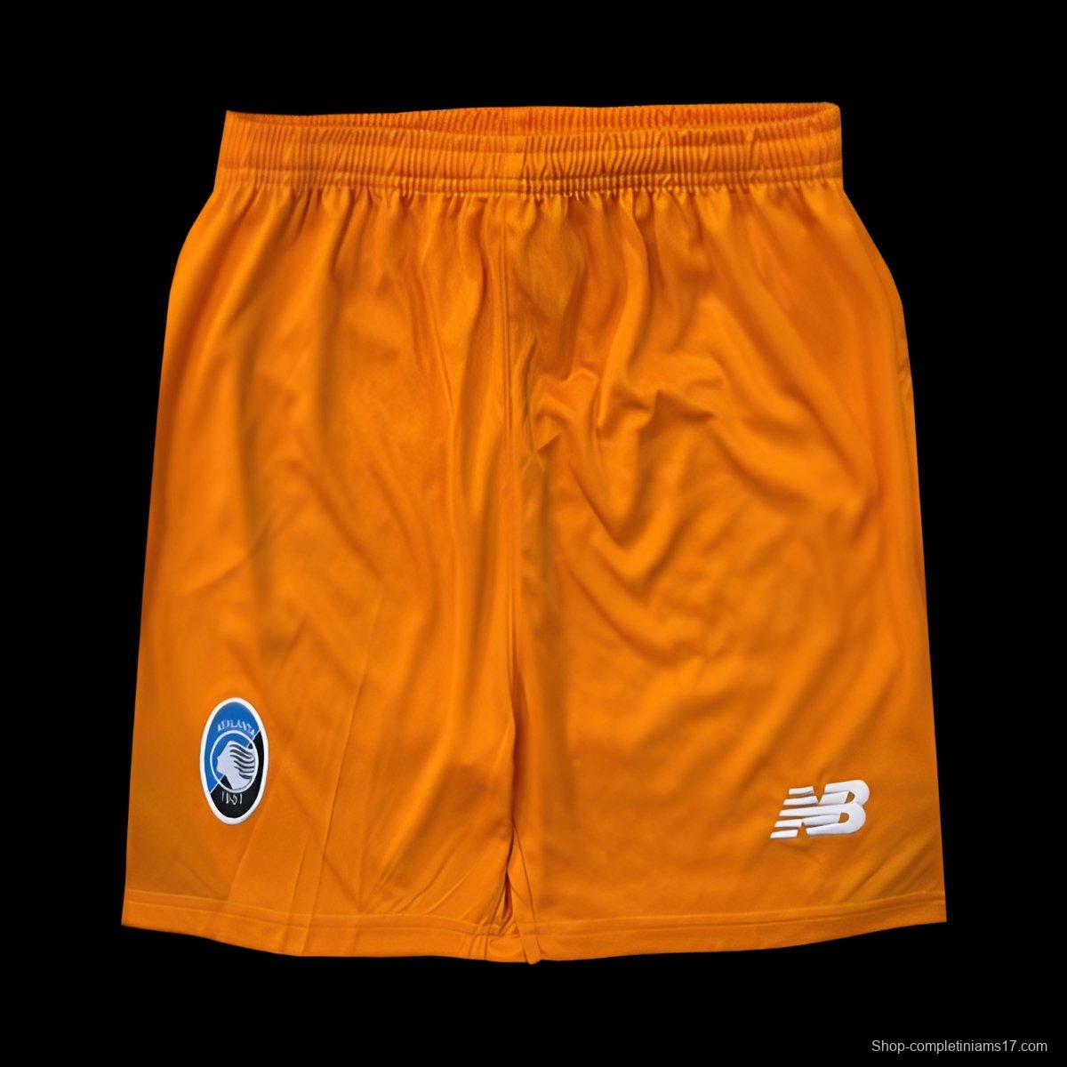 25/26 Atalanta Third Orange Shorts