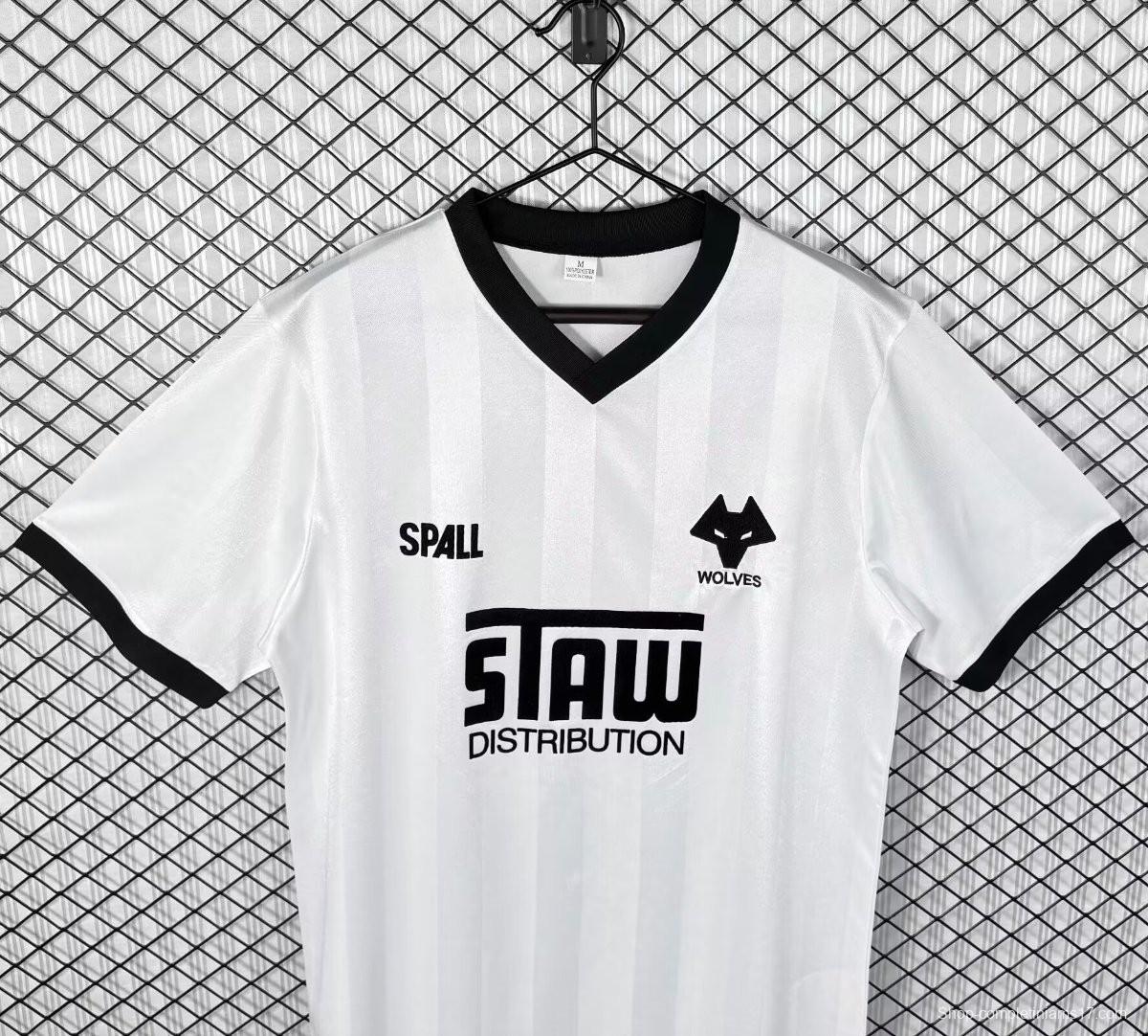 Retro 86/88 Wolverhampton Wanderers Away White Jersey