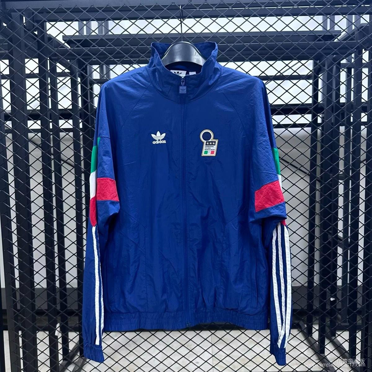 Retro 1994 Italy Home Full Zipper Windbreaker