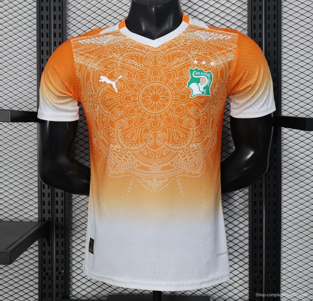 2026 Player Version Ivory Coast Special Edition Orange Jersey
