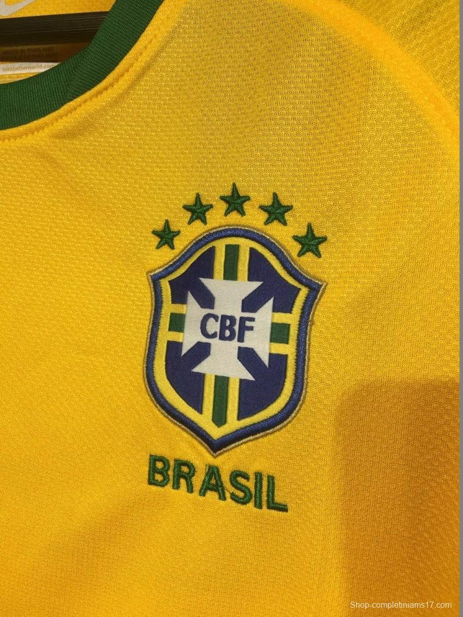 Retro 2010 Brazil Home Jersey