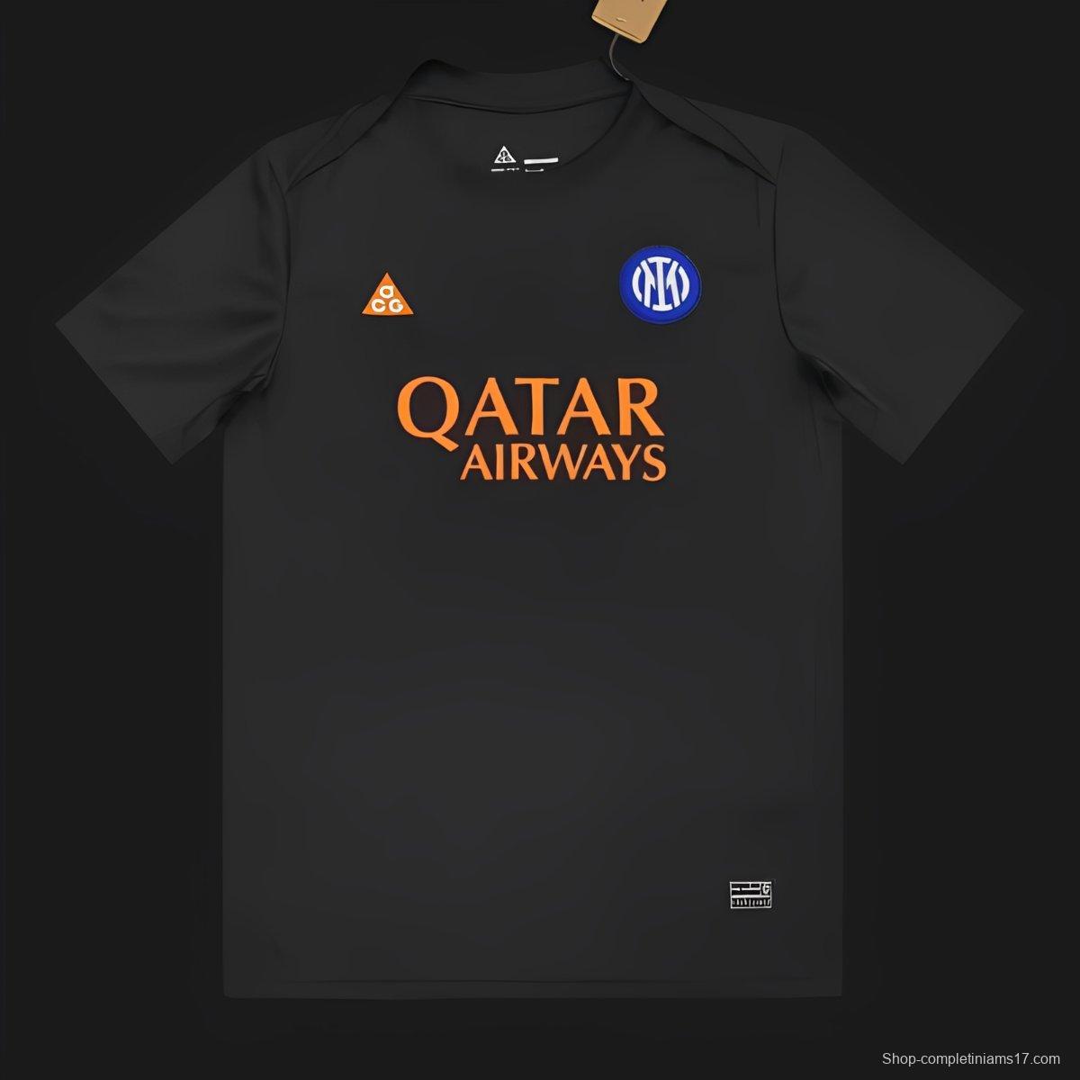 25/26 Nike Inter Milan Dri-FIT Academy Pro SE Pre-Match Black Jersey