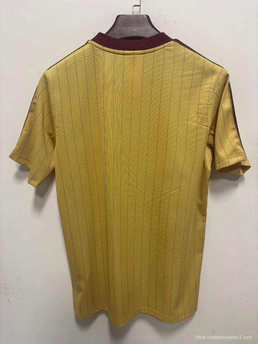 2026 Arsenal Adidas Terrace Icons Yellow Jersey
