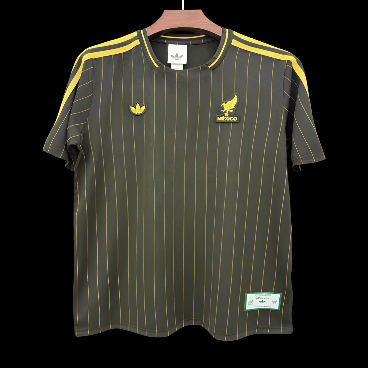 2026 Mexico Adidas Terrace Icons Dark Green Jersey