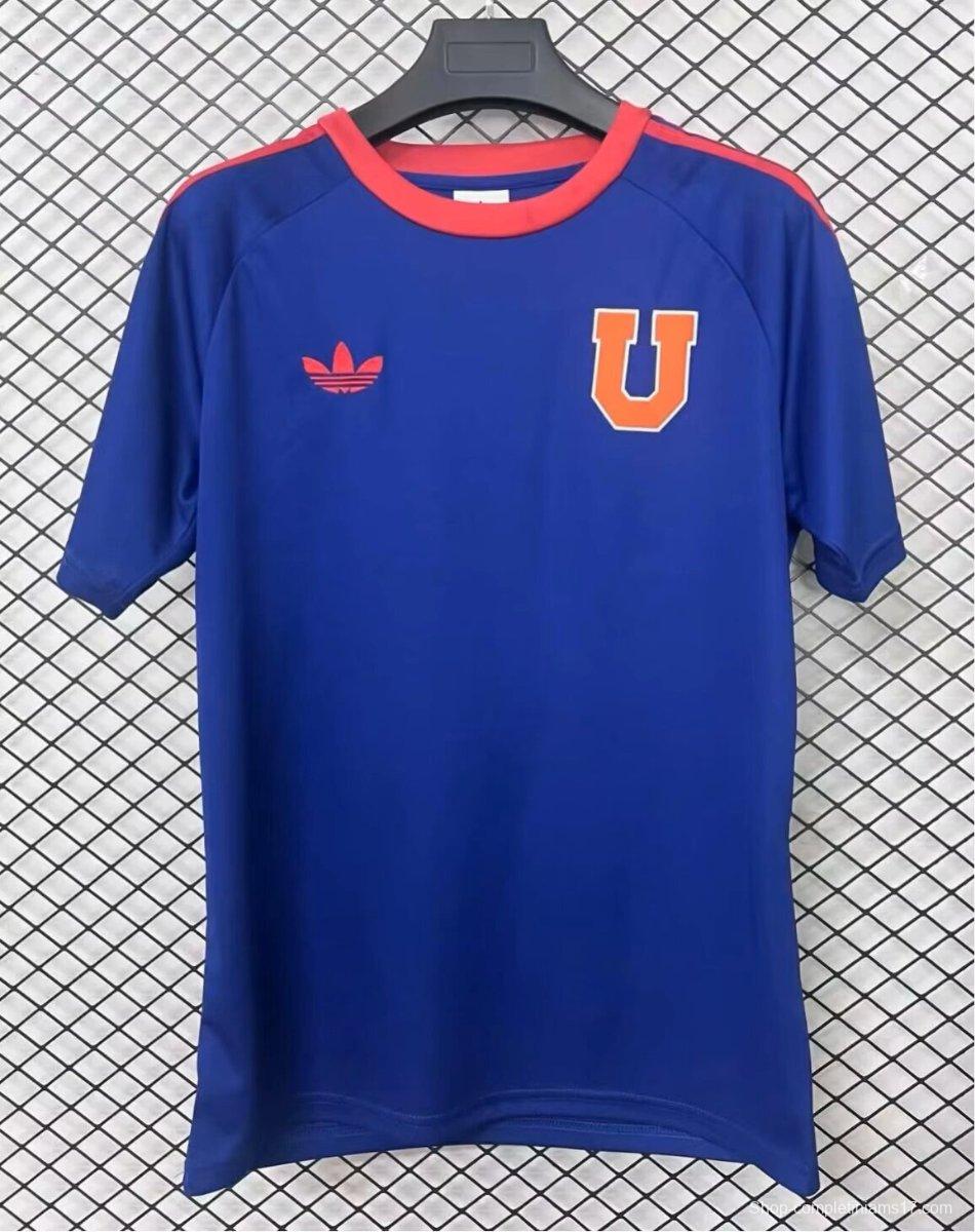 26/27 Club Uiversidada De Chile Blue Pre-Match Jersey