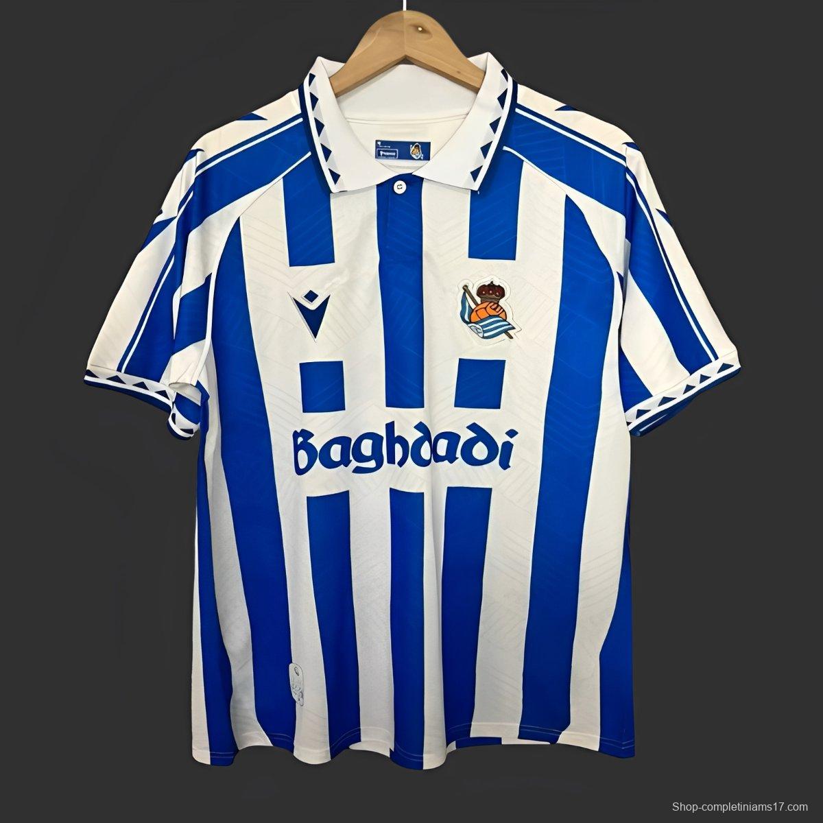 26/27 Real Sociedad Vintage Remake Home Jersey