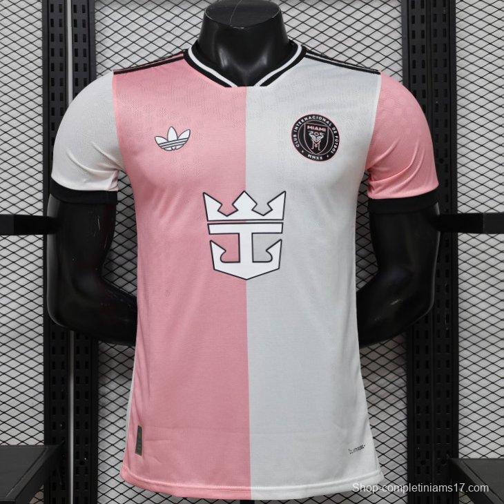 Player Version 26/27 Inter Miami CF  Pink & White with Split Panel Home Jersey