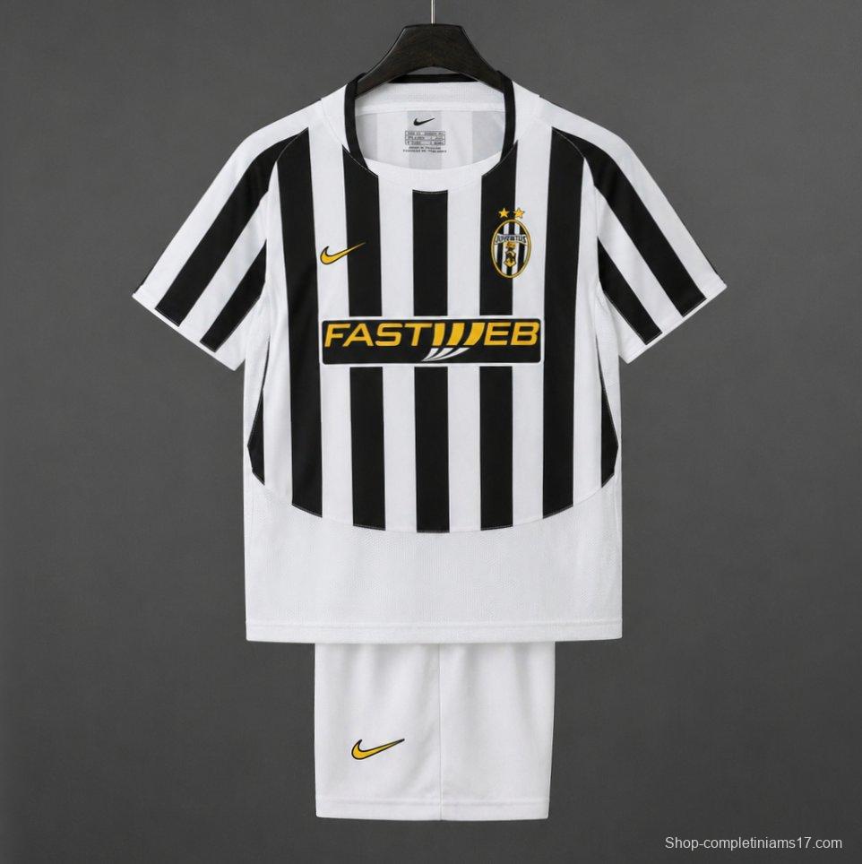 Retro 03/04 Kids Juventus Home Jersey
