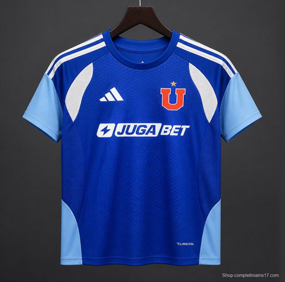 26/27 Universidad de Chile Pre-Match Blue Jersey