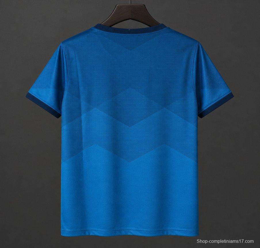 Retro 2021 Brazil Away Blue Jersey