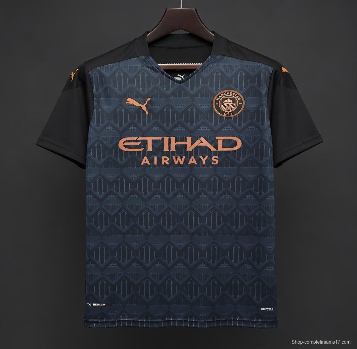 Retro 20/21 Manchester City Away Black Jersey
