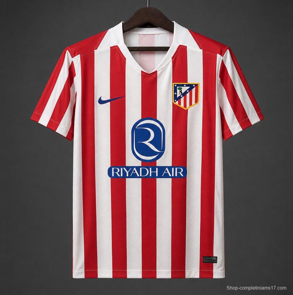 25/26 Atletico Madrid Home Jersey With Griezmann Special Printing